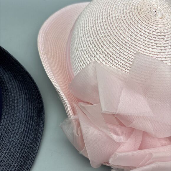 Vintage Designed By Sylvia New York St Louis Lot Of 2 Hats Pink Blue main image 14